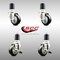 Service Caster 3.5 Inch 316SS Black Poly Swivel 1-3/4 Inch Expanding Stem Caster Brake, 2PK SS316EX20S3514-PPUB-BLK-2-TLB-2-134 - alternate 5